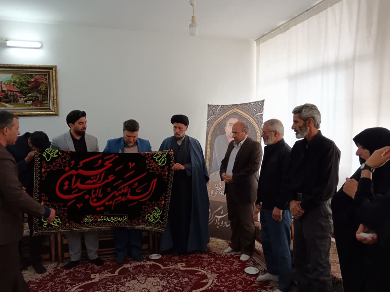دیدار هابیلیان با خانواده شهید صالح نوربخش
