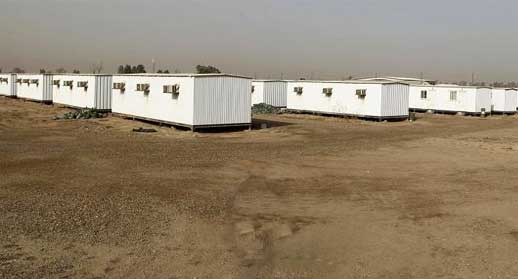 حمله خمپاره ای به محل اسکان منافقین